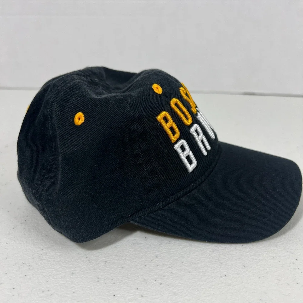 Reebok Kids One‎ Size Black Boston Bruins NHL Adjustable My First Cap Hat NWOT